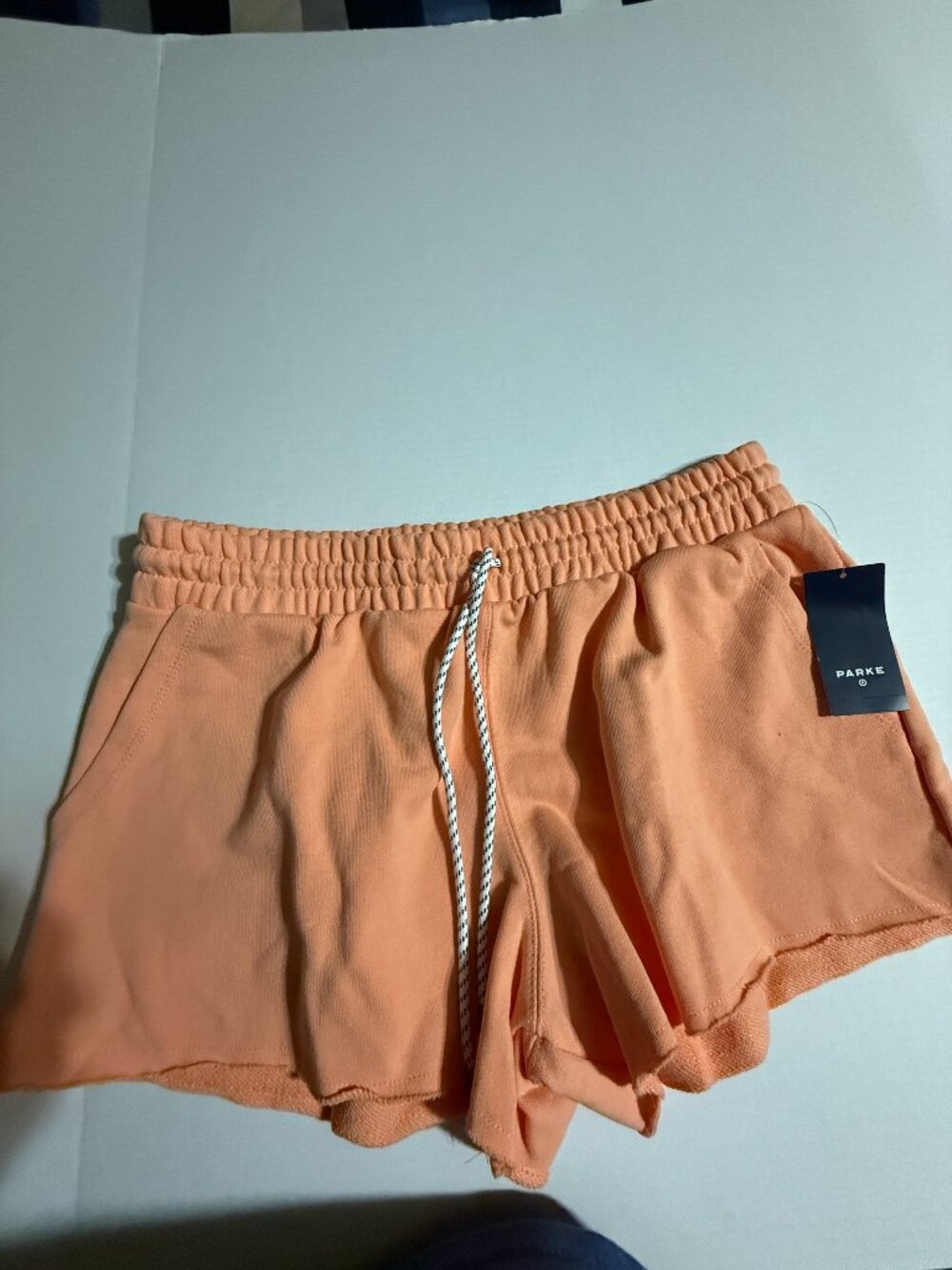 Parke x Target Women’s Mid-Rise Pull-on Peach Shorts – NWT- Size M     (002)
